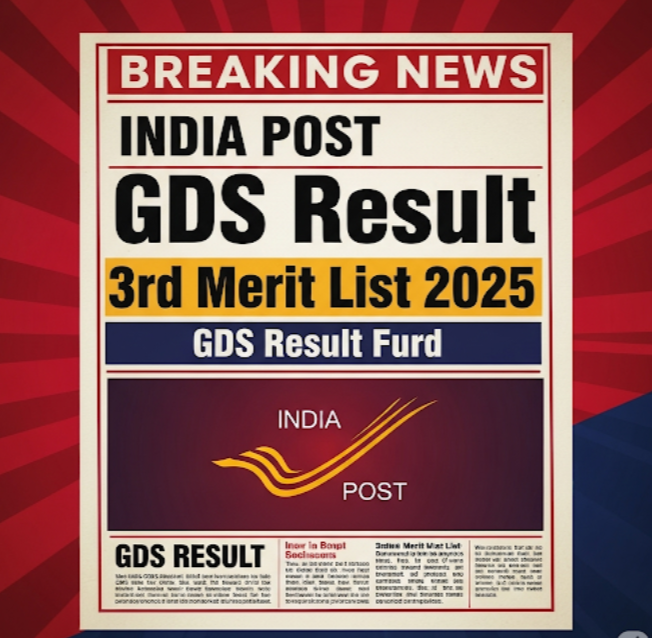 India Post GDS Result 3rd Merit List 2025: